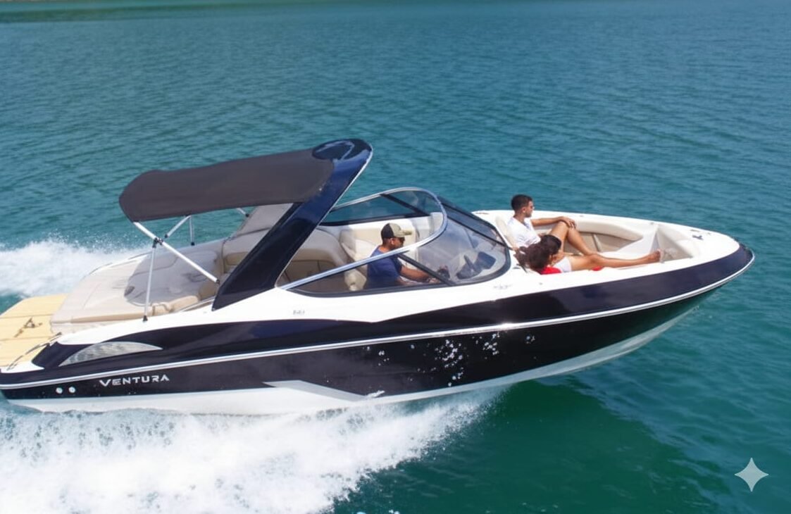 Lancha nova de 25 pés para Até 10 pessoas