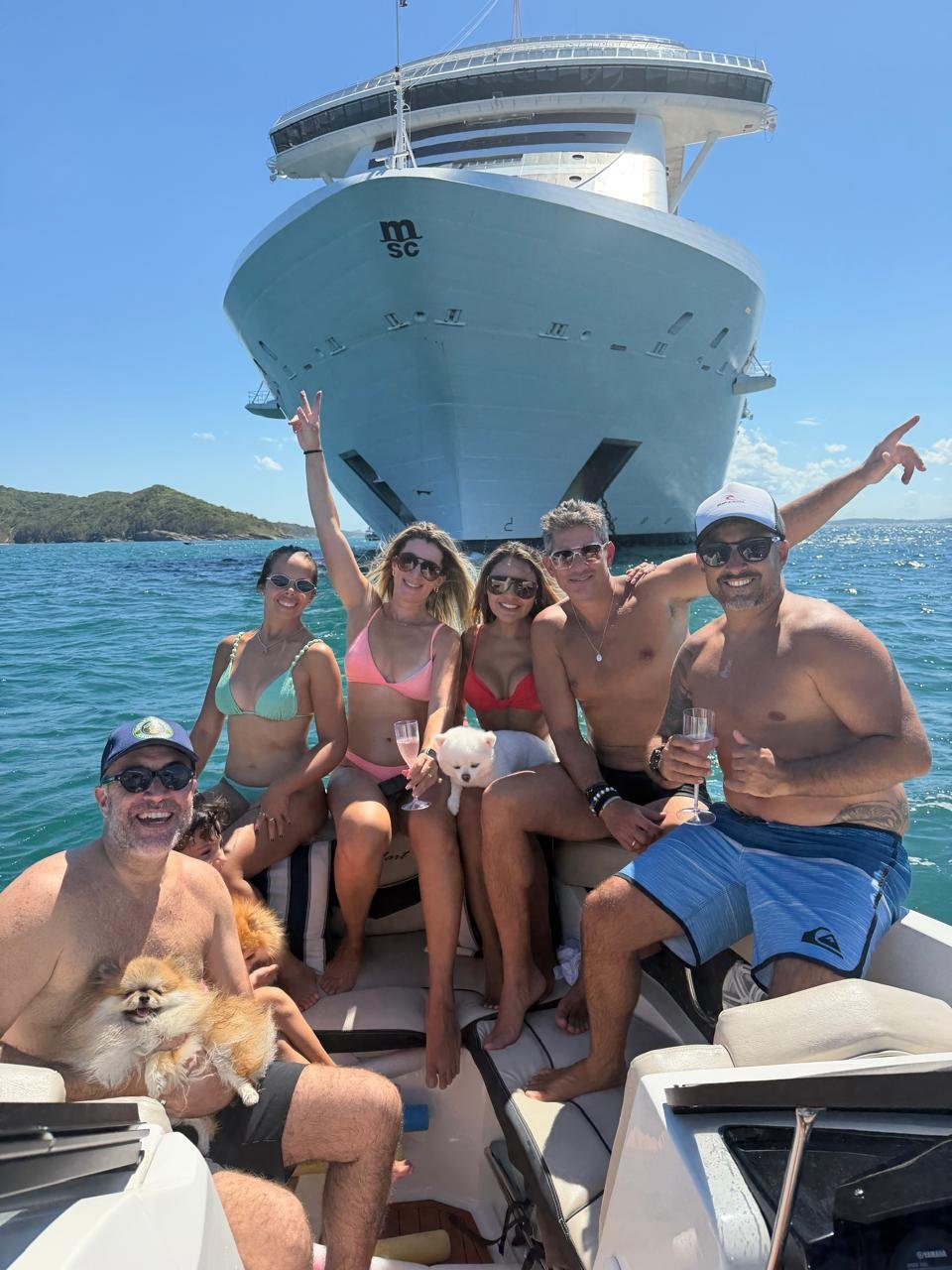 Lancha nova de 25 pés para Até 10 pessoas